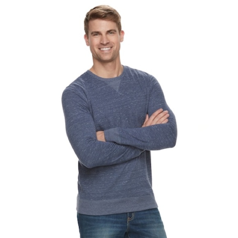 NWT Sonoma Long Sleeve Super Soft Double Knit Crew
